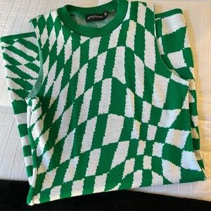 PRETTYLITTLETHING checkered dress